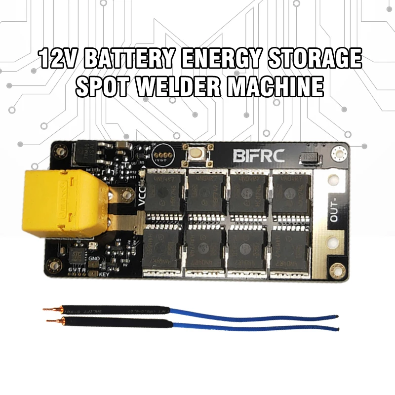 DIY PCB Circuit Board 12V Battery Energy Spot Welder Welding Pen For 18650/32650 