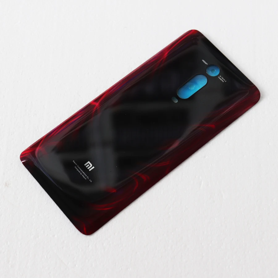 Чехол для батареи Задняя стеклянная панель для Xiaomi mi 9T mi 9T Крышка для батареи задняя дверь Чехол карбоновый черный