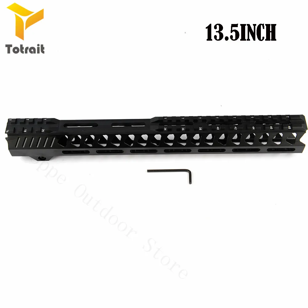 TOtrait Тактический 7/10/12/13,5/15 дюймов Keymod Handguard Карабин Float Quad Rail Пикатинни рот серия AR