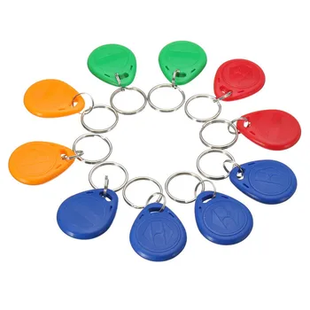 

50PCS of clones can be copied 125khz RFID tag EM4305 proximity replica llaveros llavero Porta card sticker key ring token