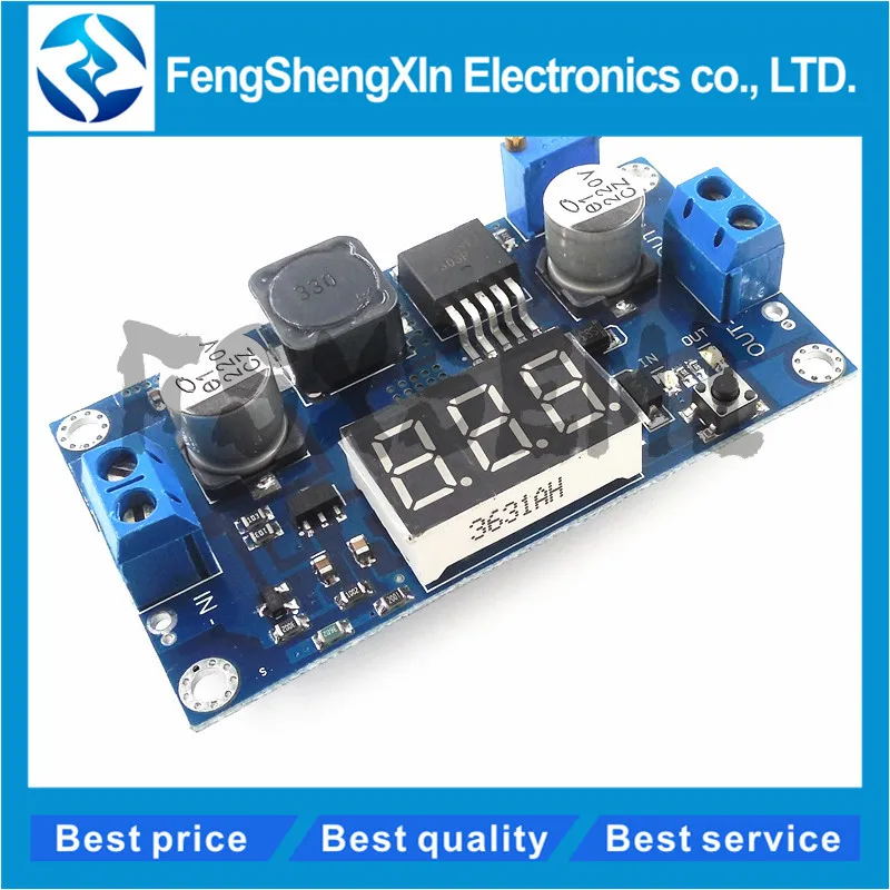 DC-DC XL6009 цифровой повышающий Повышающий Модуль питания регулируемый 4,5-32 В до 5-52 в повышающий регулятор напряжения с светодиодный вольтметр