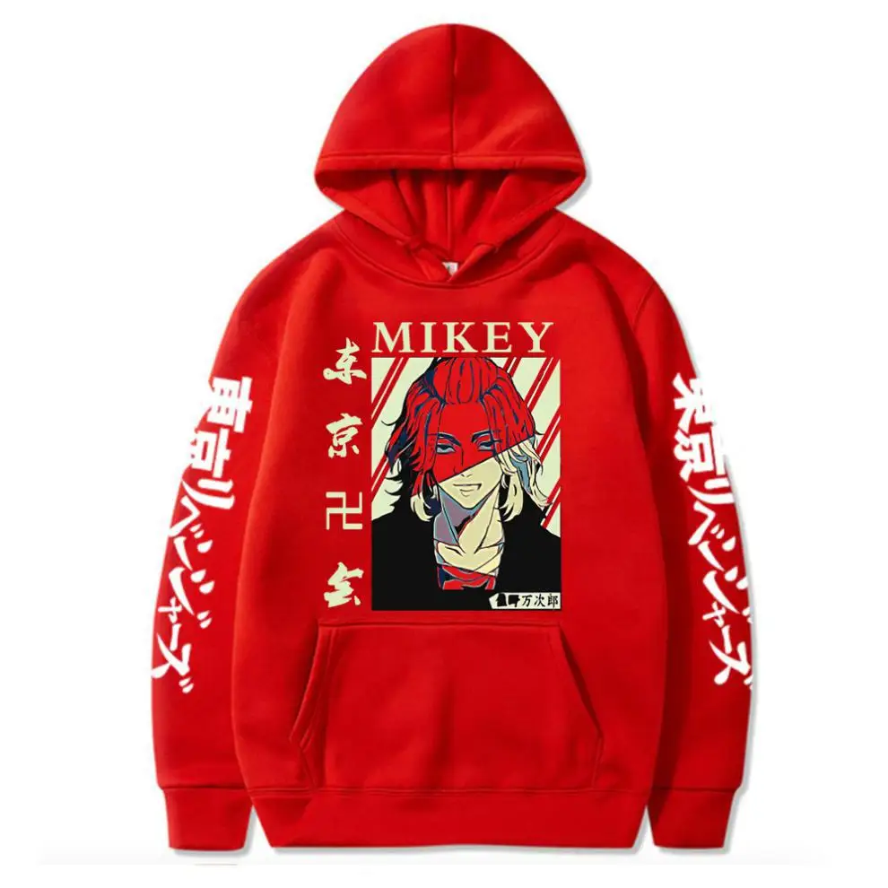 Anime Tokyo Revengers Mikey Hoodie Sweatshirt Men/Women New Fashion Harajuku Anime Clothes