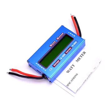 

Blue DC 60V 100A Balance Voltage Battery Power Analyzer RC Watt Meter Checker Professional Watt Meter Balancer Charger RC Tools