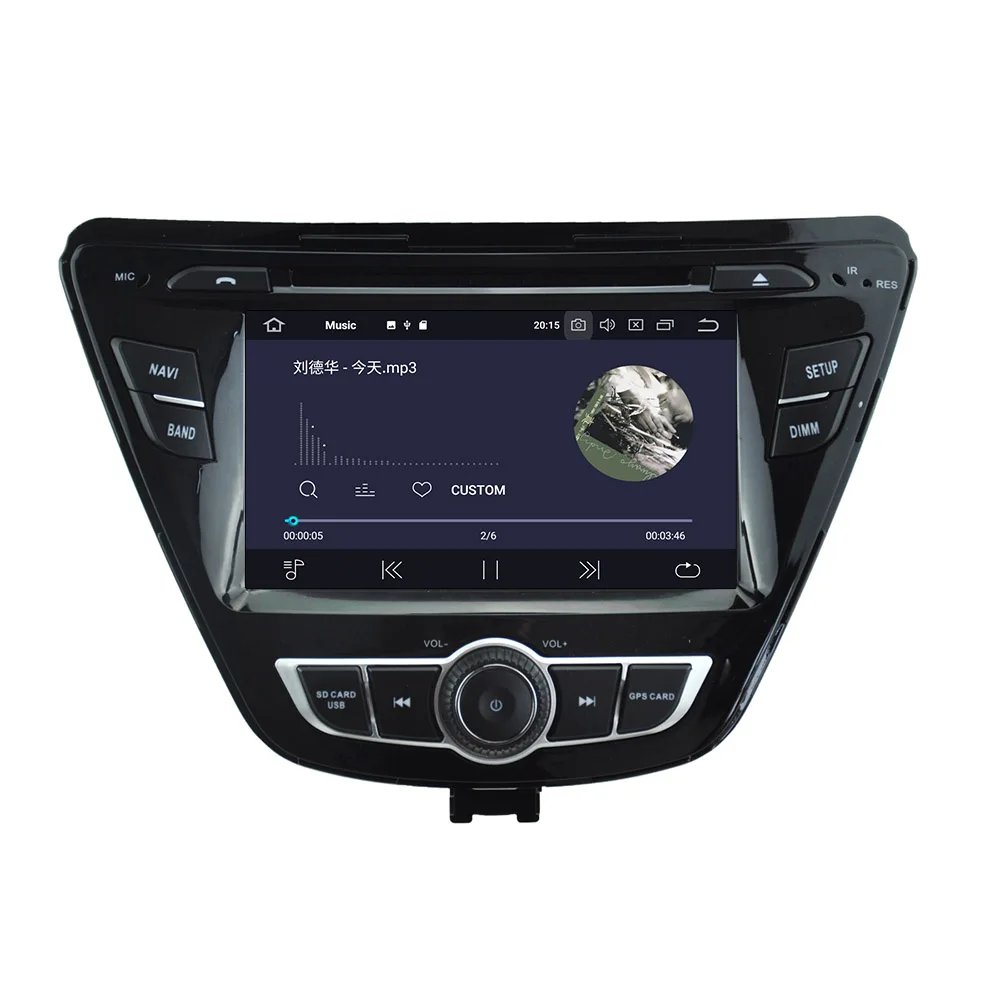 Android 10,0 Автомобильный dvd радио Мультимедиа Видео плеер Navi gps для hyundai Elantra+ Avante(MD) аудио стерео головное устройство карта