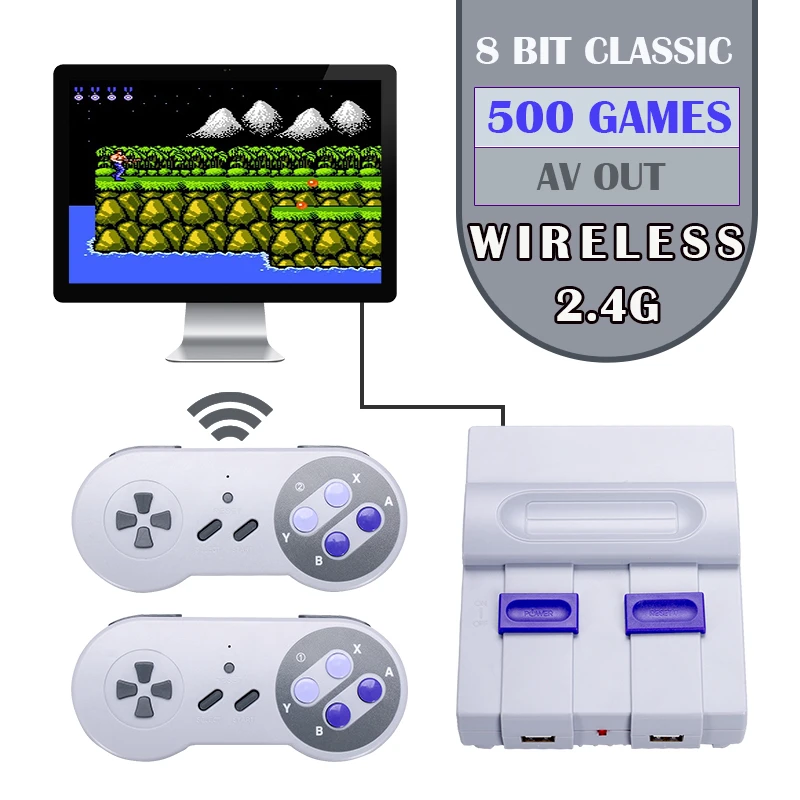 retro game console with built in games