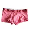 Aussieball-bóxer de cuatro esquinas para hombre, ropa interior, transpirable, de fibra elástica, color caramelo ► Foto 2/5