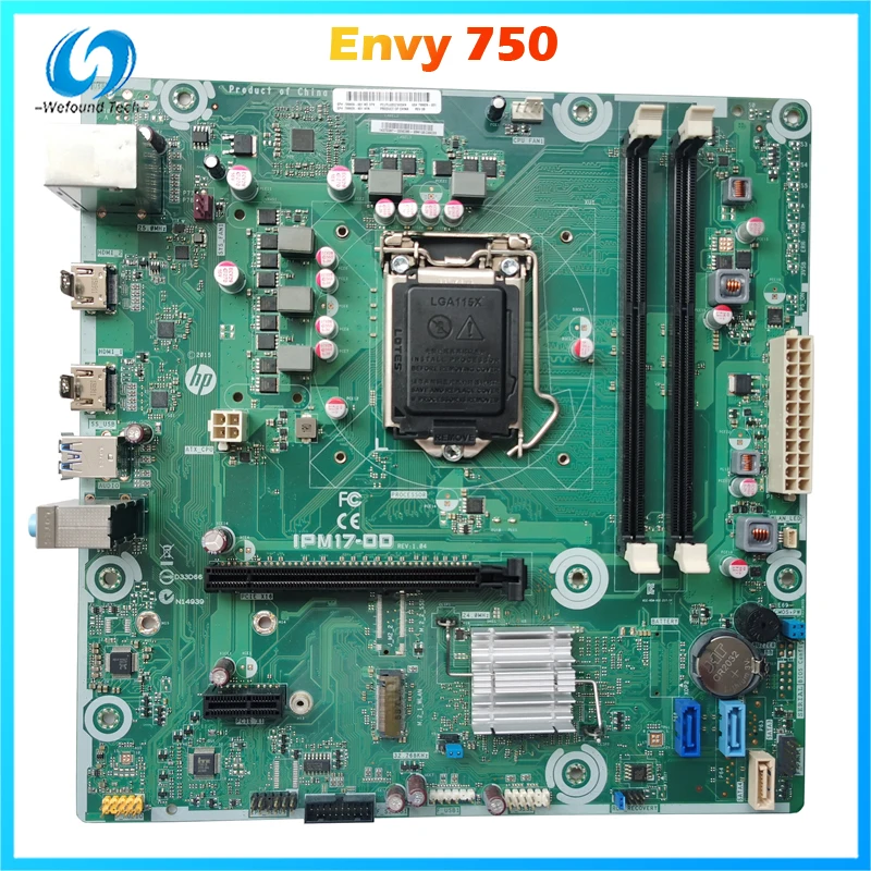 Original Desktop Motherboard For HP Envy 750 for IPM17-DD 799929-001 H170 DDR3L Perfect Test Good Quality | Компьютеры и офис