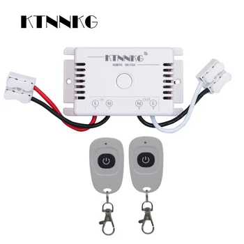 433Mhz AC90-250V On/Off Light Digital Wireless RF Remote Control Switch Receiver Transmitter Smart home Controller Module Relay smart home ac 220v 4ch 4 ch wireless remote control led light bulb switch relay output radio receiver module and transmitter