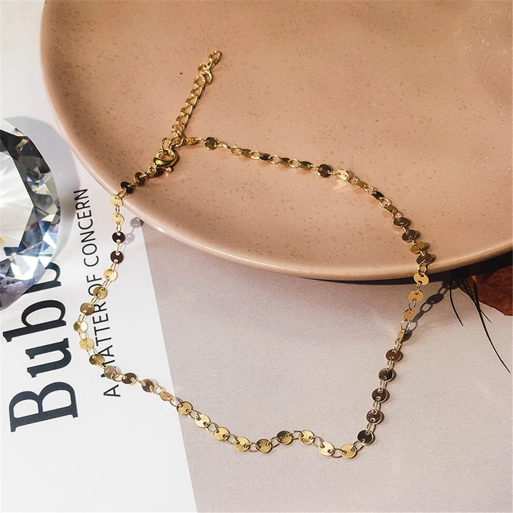 CRLEY 3 шт./компл. Золотая цепь полумесяц ювелирные изделия женские Boho Collares женские ювелирные изделия для вечеринки рождественские подарки