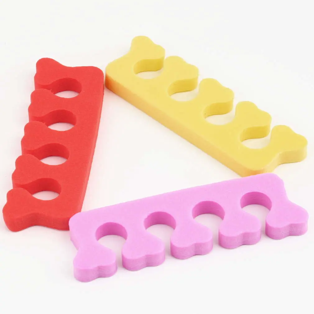 

3pairs/set EVA foam toe separator Soft foam Nail Tools Toe Finger Separator feet care braces & supports nails tools