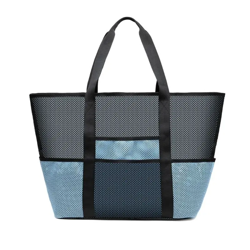 

High Quality New Large Mesh Tote Shopping Grocery Shoulder Handbag Purse Summer Beach Bag