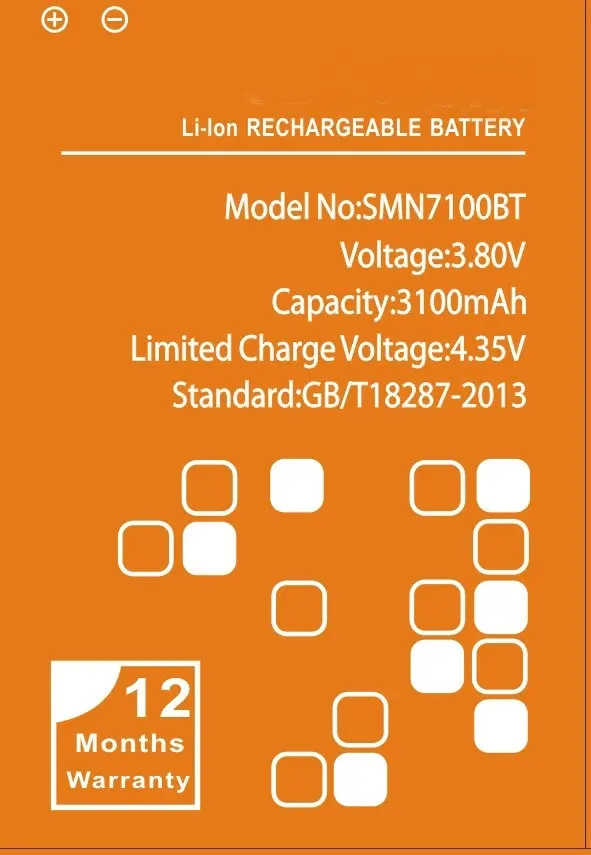 Аккумулятор высокой емкости 3100 мАч для Samsung Galaxy Note 2 Note2 II батарея N7100 замены |