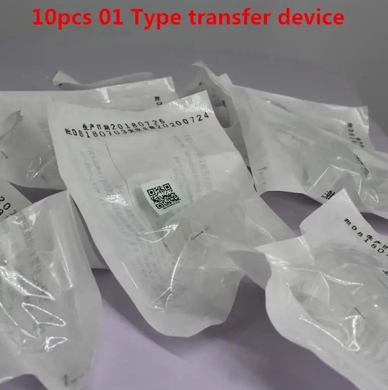 10PCS 01 type 0,3 мл 10 шт. ампульная бутылка Abe бутылка для гиалуроновой ручки ампулы кончик конвертера Подушка Стерильная SFDA Past - Габаритные размеры: 10PCS 01 type
