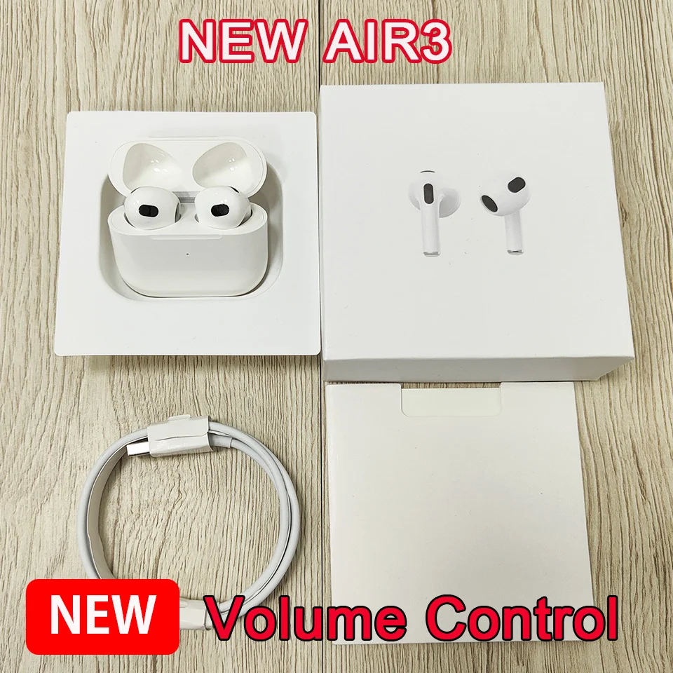 Dropshipping NEW Air3 Air4 Pro 3 4 TWS Wireless Earphones Volume Control i90000 MAX Headphone Super Bass Bluetooth Earbuds |