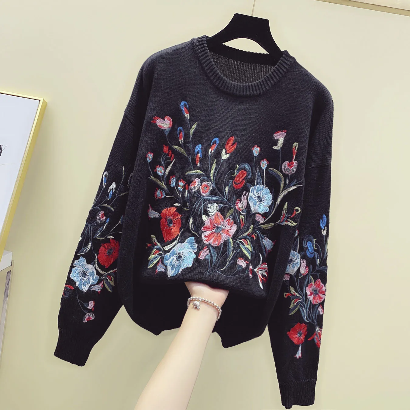 Gaspard Rib Knitted Jumper Sweater Women Winter