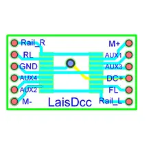 LaisDcc 860031 Next18 NEM662 плата адаптера 18Pin для проводов/LaisDcc бренд