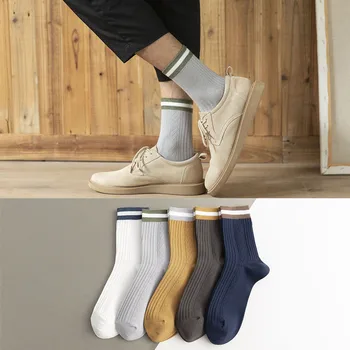 

KingDeng Gifts for Men Mens Socks 100 Cotton Dress Socks Custom Socks Casual Cotton Standard Crew Cotton Socks Dress 1