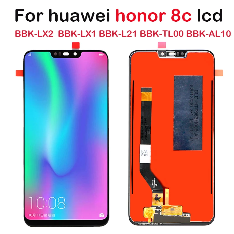 Для huawei honor 8C BBK-LX2 LX1 L21 ЖК-дисплей сенсорный дигитайзер сборка для honor 8c ЖК-Ремонт