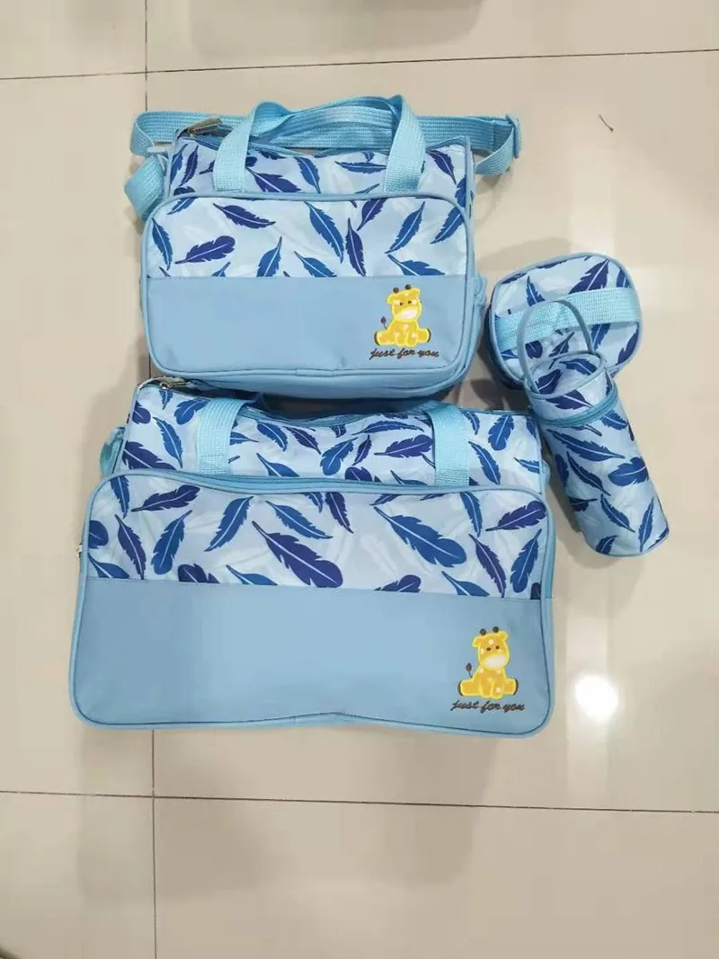 MOTOHOOD 3928.517CM 5pcs Baby Diaper Bag Suits For Mom Maternity Bag Baby Bottle Holder Mother Mommy Bag For Stroller  (2)
