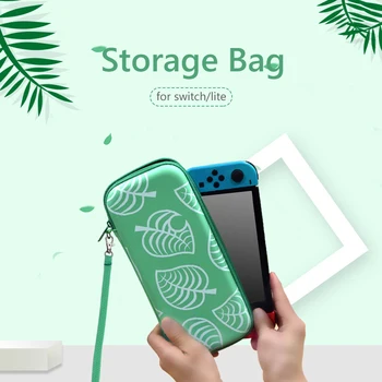 

Waterproof Space-saving Carrying Cases Green Leaf Games Entertainment Accessories for Nintendo Switch Switch Lite