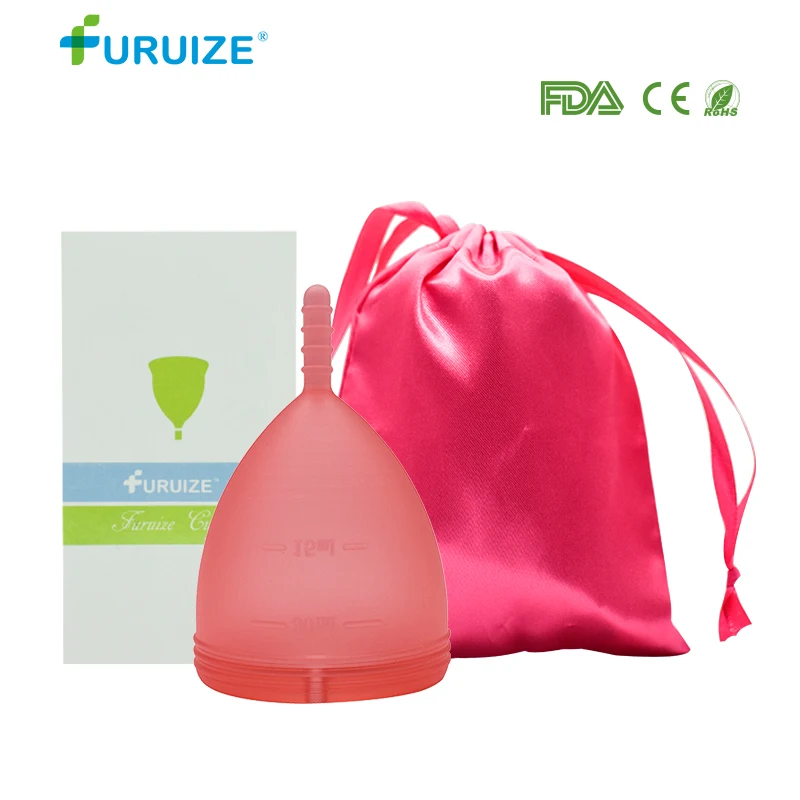 1pcs pink-1bag Furuize Mimosa чашка медицинская силиконовая менструальная чашка Женская гигиена копа менструальная Дамская чашка период чашка новейшая чашка Mimose - Цвет: 1pcs pink-1bag