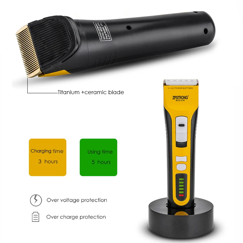 Профессиональный триммер для волос, перезаряжаемая машинка для стрижки волос для взрослых, электрическая машинка для стрижки волос, машинка для бритья бороды и волос для мужчин