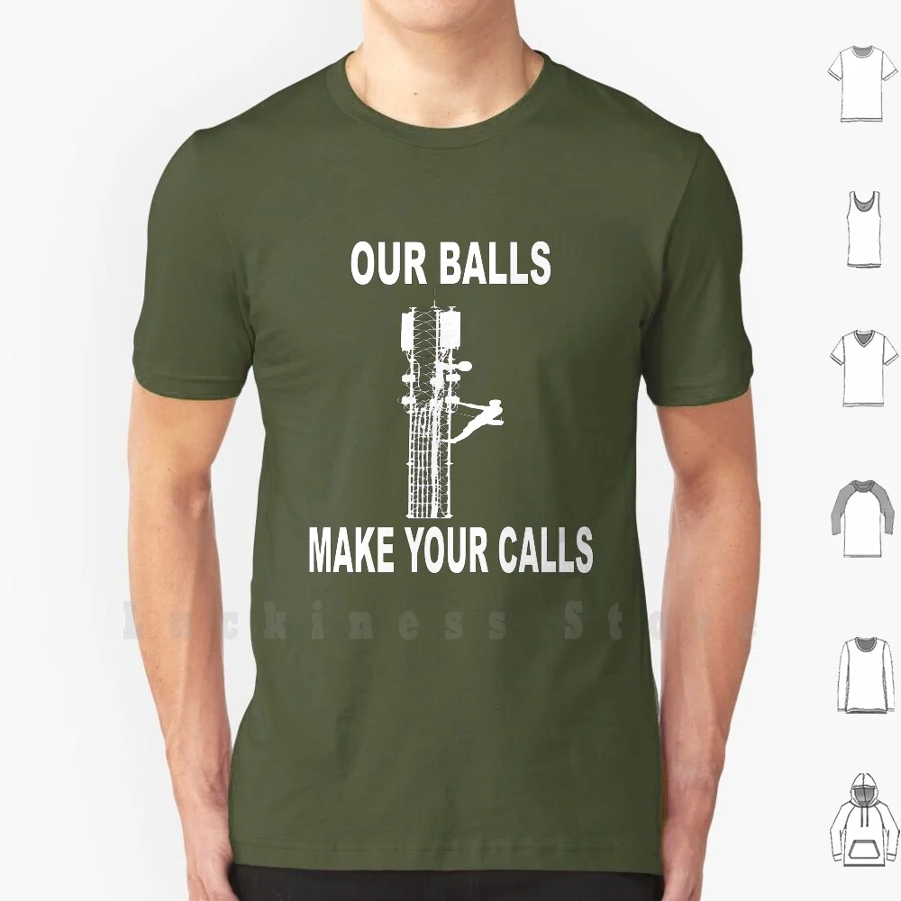 Cell Tower Climber T Shirt Cotone Uomo Stampa Fai Da Te Cell Tower Cell Tower Scalatore Cellulare Tower Scalatore Cell Tower Tech