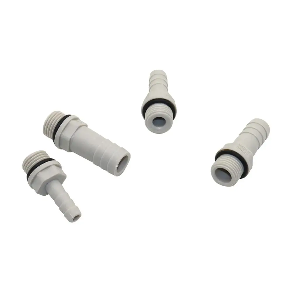 Plastic Hose Fitting 1 Pc 6mm 8mm 10mm 12mm Barbed Tail 1/4" BSP Male Thread Connector Joint Coupling Adapter Pipe Fittings hose pipe fitting pipe fitting water pipe fitting