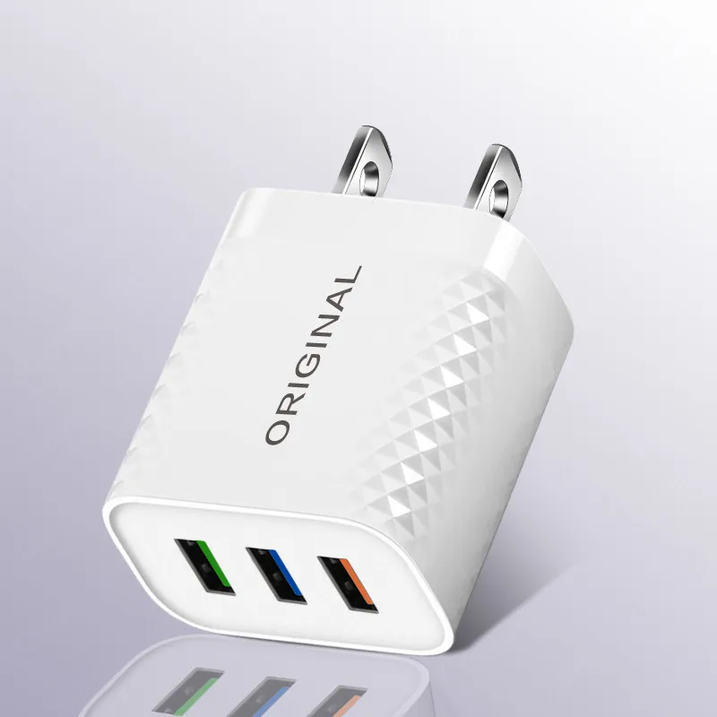 Quick Charge 3.0 EU/US Plug USB Charger For Phone Adapter For iPhone 12 Pro XR Tablet Portable Wall Mobile Charger Fast Charging usb charger Chargers