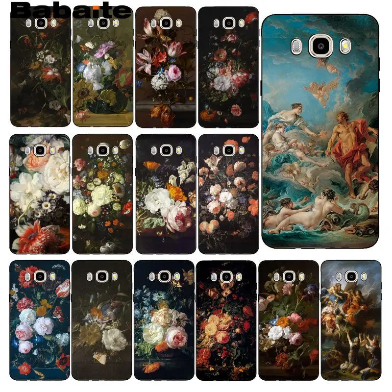 

Babaite Great painting flower Butterfly Vase aesthetic Art PhoneCase For Samsung J7 2017 J6 J8 J4 J4Plus 2018 J7NEO J2 J5 Prime