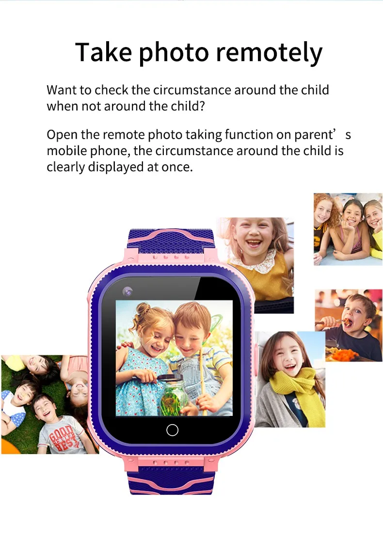 696 T3 Cute 4G Child Smart Watch GPS LBS WIFI Positioning 620mAh Payment Camera Smart Watch Video Call Kid Smartwatch DF39Z