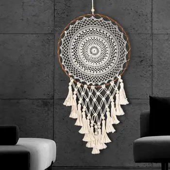 Light Luxury Dream Catcher Wall Decoration Handmade Home Porch Decoration Flower Pendant