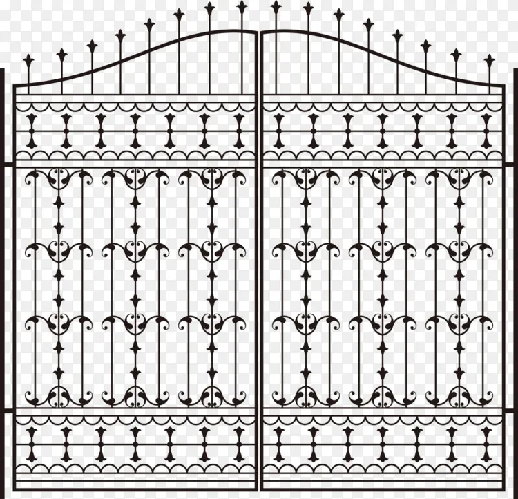 窗门格栅锻铁 高档铁门png图片素材免费下载 图片编号 Png素材网
