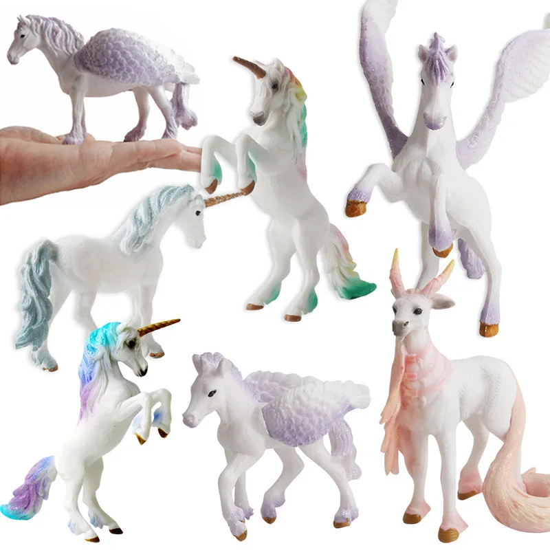 

Children Cross Border Classic Europe Myth Legend Pegasus Unicorn GIRL'S Toy Animal Model Multi--Selectable