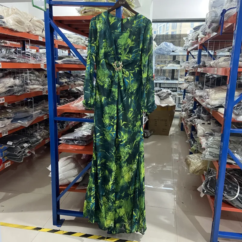 DEAT 2020 new summer and autumn V-neck high waist