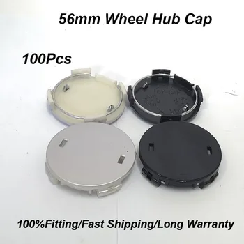 

For CX-5 CX-7 CX-9 RX8 1 2 3 4 7 MPV MX5 Original Design 100pcs 56mm 2.2inch Car Rims Wheel Center Hub Caps Black/silvery
