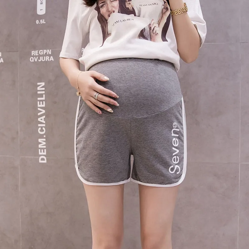 Spring summer maternity short pants pregnancy shorts pregnant jeans maternity shorts pants Loose size M L XL XXL