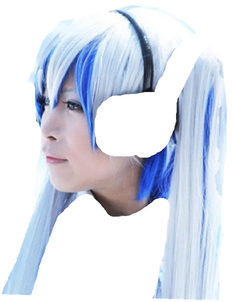 

Vocaloid snow Hatsune Miku Hatsune miku cosplay costume wig