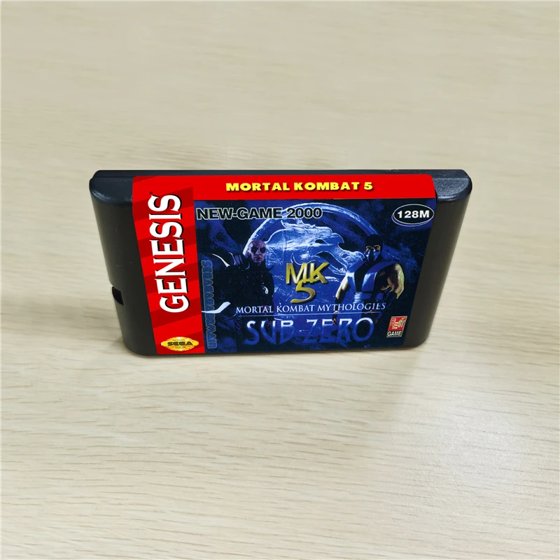 Картриджи Mortal Kombat 5 - 16 бит MD для игровой консоли MegaDrive Genesis | Электроника