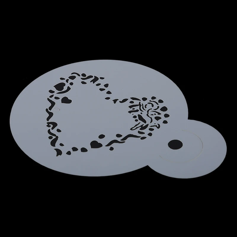 3 шт./компл. Пластик сердце торт трафарет шоколадный распылительная Форма Фондант