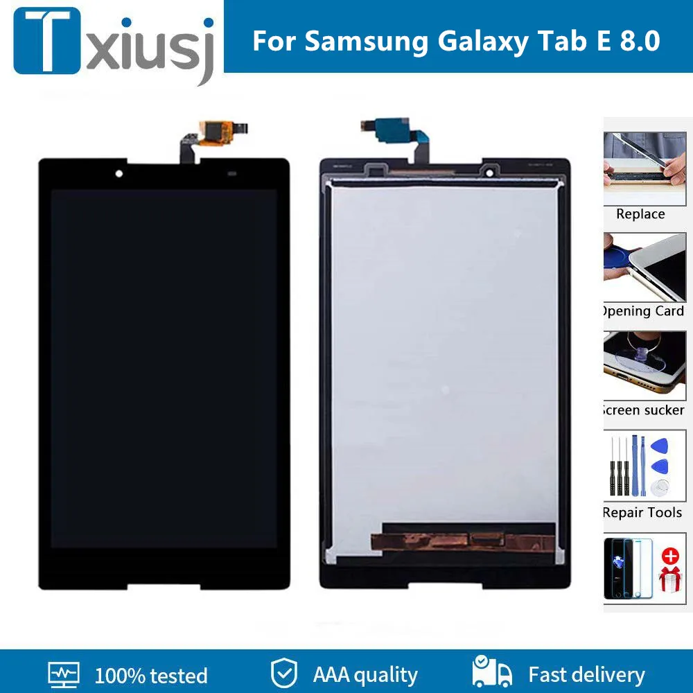 8.0 "100 จอ LCD สำหรับ Samsung Galaxy Tab E 8.0 T377 T3777 LCD Touch