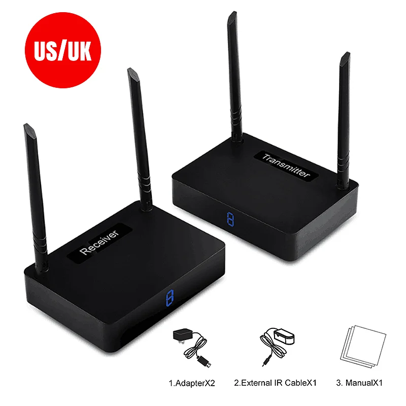Measy HD585 Sender sender Empfänger Adapter 5,8G HDMI Wireless Audio Video TV 350M 1080P 60fps Für PC TV Box DVD Projektor Measy HD585 Sender sender Empfänger Adapter 5,8G HDMI Wireless Audio Video TV 350M 1080P 60fps Für PC TV Box DVD Projektor