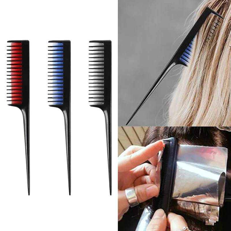 Cutting Comb Hair Brushes Divide Parting Styling Tail Comb Dye Comb Barbershop Hair Care And Styling Tools