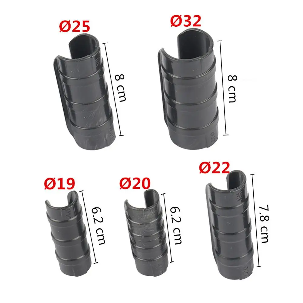 Greenhouse Frame Pipe Tube Clip Film Net Shade Sails Clamp 19/20/22/25/32mm Lamination Film Pressing Fixed Card Buckle 50Pcs