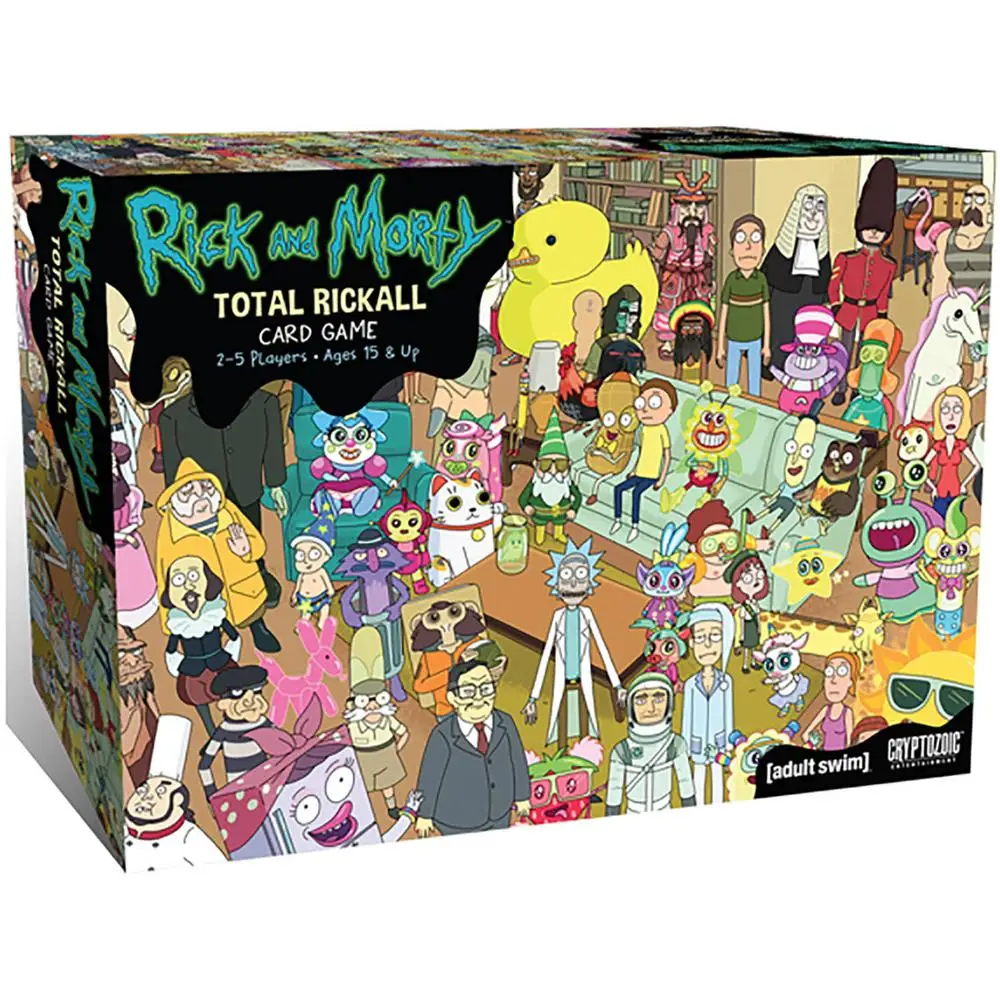 

Rick and Morty Total Rickall Cooperative Card Game Entertainment for Family party Joy Board