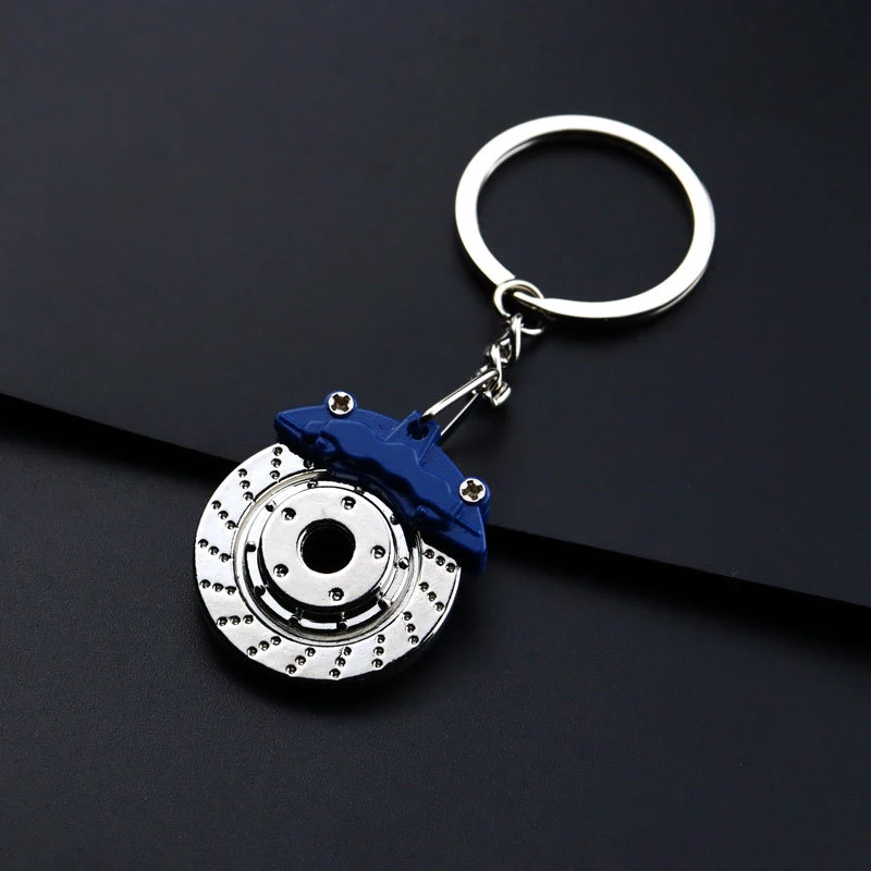 Kreative Auto Turbo Bremsscheibe Schlüsselbund Manuelle Übertragung Hebel Sattel Metall Schlüsselring Für Frauen Männer Telefon Anhänger 4S Shop geschenk – Detail 9
