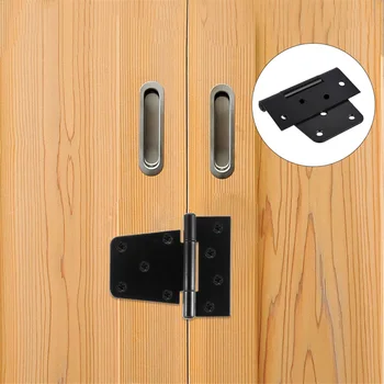 

3pcs High Quality Multifunctional Useful Practical Durable T-Shape Hinge Door Hinges Metal Hinge for Indoor Inside Home