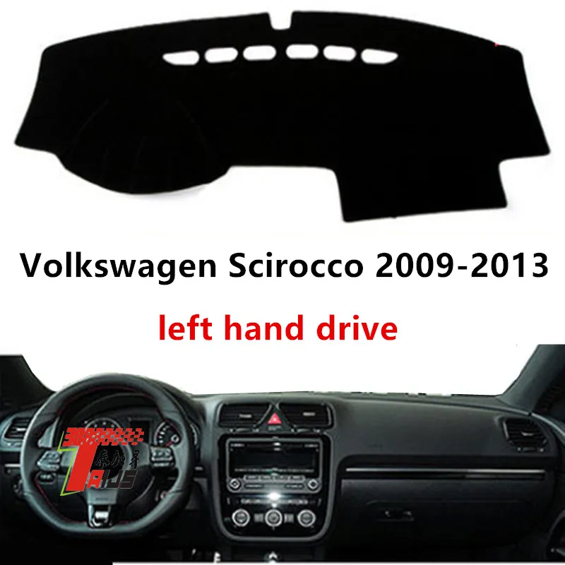 Taijs левосторонняя накладка приборной панели автомобиля для Volkswagen Scirocco 2009-2013 Креативный Дакрон Приборная панель автомобиля для Scirocco