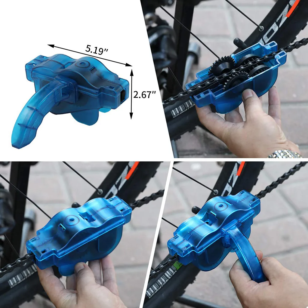 7 шт. велосипедных щеток для чистки велосипеда и складная щетка для велосипедной цепи очиститель аксессуары щета для цепи# A10