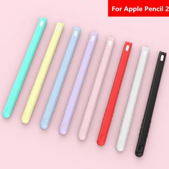 

Candy Soft Silicone Case For Apple 2nd Generation Pencil 2 Protective Accessories Sleeve Cover For Apple Pencil 2 Cradle Stand